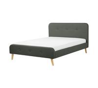 Bed Fabric RENNES 140 x 200 cm (EU Double) Dark Grey