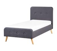 Bed Fabric RENNES 90 x 200 cm (EU Single) Dark Grey