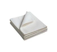 Bed-Fashion Mattress Protector pad with Latex Studs 140 x 200 cm, White, Double