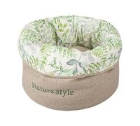 Bed for Cats,All-Season Pet Supplies with Handles,Round Cat Bed Bucket-Shaped - for Kitten Puppy Small Dog Sleeping Winter Home Decor Bedroom Living Room Balcony Apartment Car Outdoor