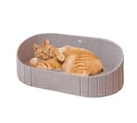 Bed for Cats,Felt Cat Nest - Chew-Proof Pad Mat Cozy Cushion Scratch-Resistant Nest for Indoor Outdoor Chair Couch Window Car Travel