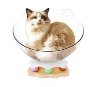 Bed for Cats Indoor | Cat Teaser Small Dog Bed | Rotatable Turntable Interactive Toys Nest, Kitten Accessories for Sleeping Enrichment Puppy Play Exercise Calming