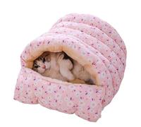 Bed For Cats, Nest Tent Thickened, Cat Cave Bed, Warm Enclosed Cat Nest | Removable Washable Hiding House Sleeping Bag Mat For Winter Four Seasons Tent With Removable Washable Cushion