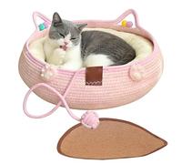 Bed for Cats Soft Funny with Cushion Pillow