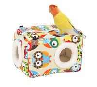 Bed for | House Warm Plush Canvas PP Cotton Perr Cockatoo, Parrots, Pigeons, Small Animals, Hanging or Use in Cages, Comfortable Shelters