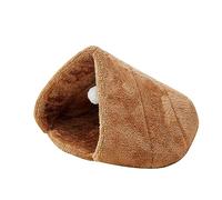 Bed For Indoor Small Dog Warm Bed House Washable Puppy Tent Bed Kitten Cave Thicken Cushion Tent Bed