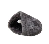 Bed For Indoor Small Dog Warm Bed House Washable Puppy Tent Bed Kitten Cave Thicken Cushion Tent Bed