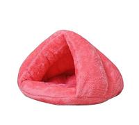 Bed For Indoor Small Dog Warm Bed House Washable Puppy Tent Bed Kitten Cave Thicken Cushion Tent Bed