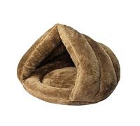 Bed For Indoor Small Dog Warm Bed House Washable Puppy Tent Bed Kitten Cave Thicken Cushion Tent Bed