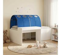 Bed Frame Artisan Oak & Blue 203x133.5cm Engineered Wood Modern Minimalist 120kg