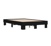 vidaXL Bed Frame without Mattress Black 120x200 cm