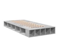 Bed Frame Base Bedstead Concrete Grey 100x200 cm Engineered Wood vidaXL