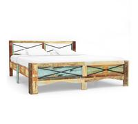 Bed Frame Base Bedstead Solid Reclaimed Wood 180x200 cm Super King vidaXL