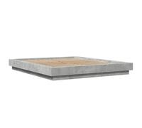 Bed Frame Base Concrete Grey 150x200 King Size cm Engineered Wood vidaXL
