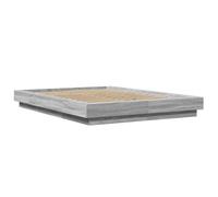 Bed Frame Base Grey Sonoma 120x190 cm Small Double Engineered Wood vidaXL