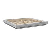 Bed Frame Base Grey Sonoma 180x200 Super King cm Engineered Wood vidaXL