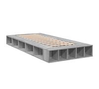 Bed Frame Base Grey Sonoma 75x190 cm Small Single Engineered Wood vidaXL