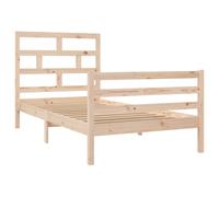 Bed Frame Bed Base Bedstead Bedroom Mattress Foundation Solid Wood Pine vidaXL