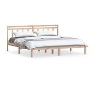 Bed Frame Bed Base Bedstead Bedroom Mattress Foundation Solid Wood Pine vidaXL