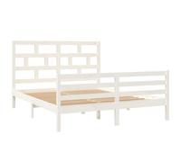 Bed Frame Bed Base Bedstead Bedroom Mattress Foundation Solid Wood Pine vidaXL