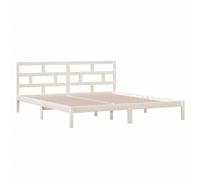 Bed Frame Bed Base Bedstead Bedroom Mattress Foundation Solid Wood Pine vidaXL