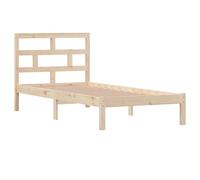 (white, 90 x 200 cm) vidaXL Bed Frame Bed Base Bedstead Bedroom Mattress Foundation Solid Wood Pine