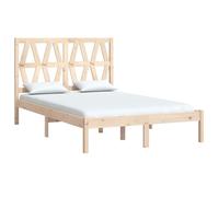 Bed Frame Bed Base Bedstead Bedroom Mattress Foundation Solid Wood Pine vidaXL
