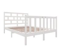 Bed Frame Bed Base Bedstead Bedroom Mattress Foundation Solid Wood Pine vidaXL