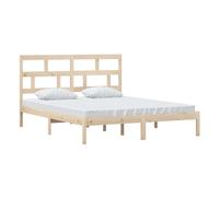 Bed Frame Bed Base Bedstead Bedroom Mattress Foundation Solid Wood Pine vidaXL