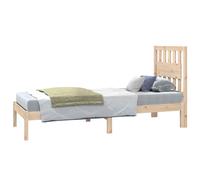 Bed Frame Bed Base Bedstead Bedroom Mattress Foundation Solid Wood Pine vidaXL