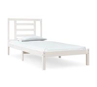 Bed Frame Bed Base Bedstead Bedroom Mattress Foundation Solid Wood Pine vidaXL