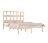 Bed Frame Bed Base Bedstead Bedroom Mattress Foundation Solid Wood Pine vidaXL