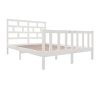 Bed Frame Bed Base Bedstead Bedroom Mattress Foundation Solid Wood Pine vidaXL