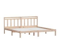 Bed Frame Bed Base Bedstead Bedroom Mattress Foundation Solid Wood Pine vidaXL