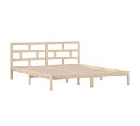 Bed Frame Bed Base Bedstead Bedroom Mattress Foundation Solid Wood Pine vidaXL