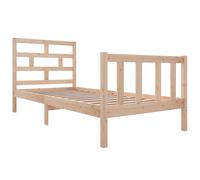 Bed Frame Bed Base Bedstead Bedroom Mattress Foundation Solid Wood Pine vidaXL