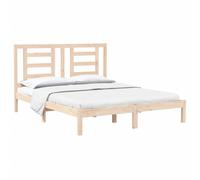 Bed Frame Bed Base Bedstead Bedroom Mattress Foundation Solid Wood Pine vidaXL