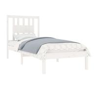 vidaXL Solid Wood Pine Bed Frame 90x200 cm Wooden Bedstead Platform Bed Frame