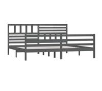 Bed Frame Bed Base Bedstead Bedroom Mattress Foundation Solid Wood vidaXL