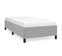 Bed Frame Bed Base Bedstead Mattress Foundation Upholstered Bed Fabric vidaXL
