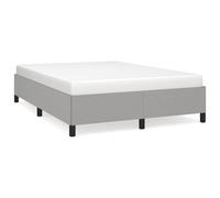 Bed Frame Bed Base Bedstead Mattress Foundation Upholstered Bed Fabric vidaXL