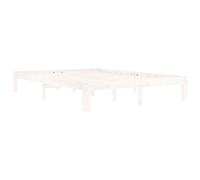 (white, 140 x 200 cm) vidaXL Solid Wood Pine Bed Frame Bed Base Furniture Multi Colours Multi Sizes