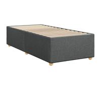 Bed Frame Bedroom Base Bedstead Dark Grey 90x190 cm Single Fabric vidaXL
