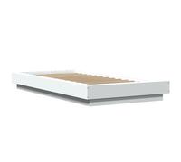 Bed Frame Bedroom Base Bedstead White 90x200 cm Engineered Wood vidaXL