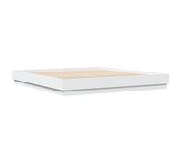 Bed Frame Bedroom Base Bedstead with LED Lights White 200x200 cm vidaXL