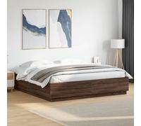 Bed Frame Bedroom Bed Base Bedstead Mattress Foundation Engineered Wood vidaXL