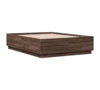 Bed Frame Bedroom Bed Base Bedstead Mattress Foundation Engineered Wood vidaXL