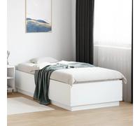 Bed Frame Bedroom Bed Base Bedstead Mattress Foundation Engineered Wood vidaXL