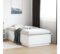 Bed Frame Bedroom Bed Base Bedstead Mattress Foundation Engineered Wood vidaXL