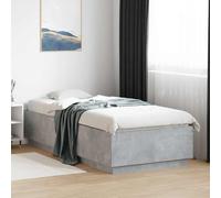 Bed Frame Bedroom Bed Base Bedstead Mattress Foundation Engineered Wood vidaXL